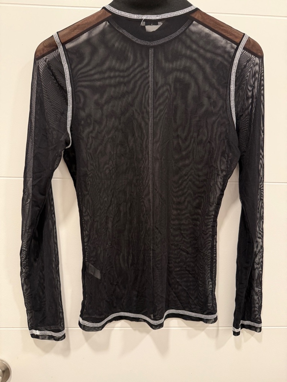 nlt Sheer Mesh Mock neck top - Picture 4 of 7
